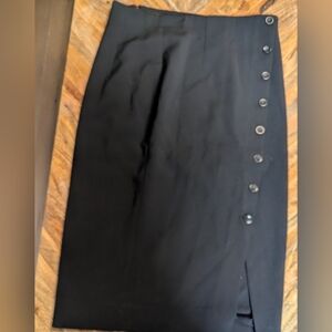 WHBM Pencil Skirt Size 10 Black fitted